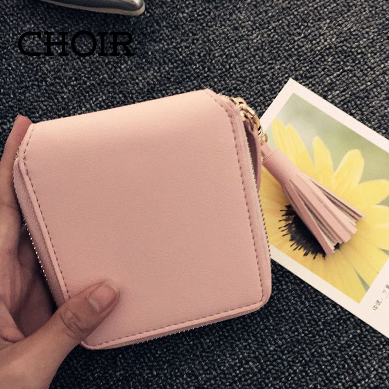 Top qualität Platz Damen Geldbörsen halter Brieftasche Leder weiblichen Geld designer quaste Geldbörsen