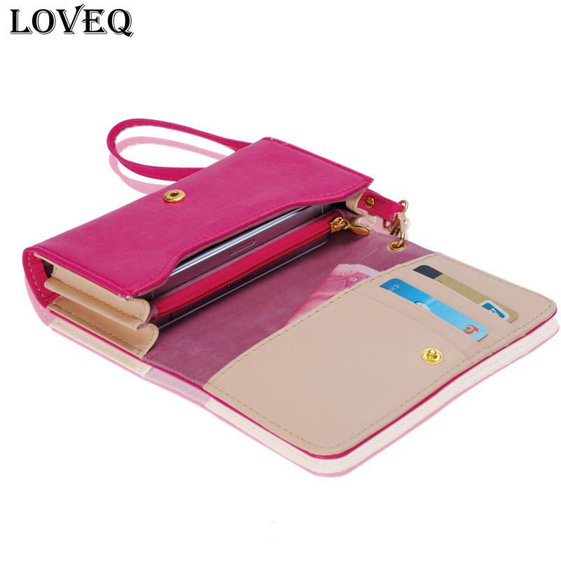 Fashion Multifunktionale Umschlag Damen Brieftasche Geldbörsen Clutch Bag Phone Abdeckung für iPhone 4 S