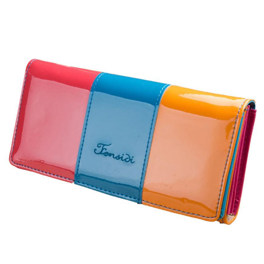 neue Ankunft Damen Brieftasche tragbare Damen Geldbörse Frische Handy lange weibliche Brieftaschen Damen Purse