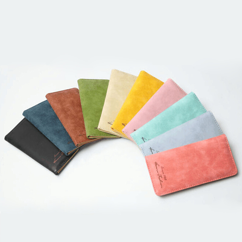 neue Vintage Lange Brieftasche Kartenhalter Beutel Geschenk Matte Leder Damen Geldbörsen Carteira