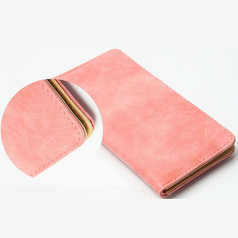 neue Vintage Lange Brieftasche Kartenhalter Beutel Geschenk Matte Leder Damen Geldbörsen Carteira