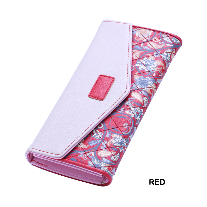 Mode Blume Damen Brieftasche 5 Farben Blume Langen Mappen Neue Populäre Tragbare Geldbörse Brieftasche Delica