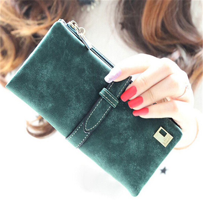 marke Neue 6 Farben Mode Dame Taschen Damenmappen PU Handtaschen Leder Geldbörse Lang Beliebte Kartenhalter