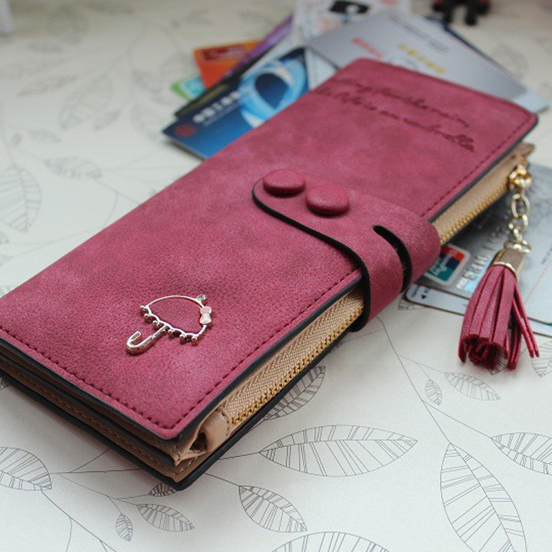 Berühmten marken hohe qualität spezielle konstruktion Damen Brieftaschen pu Leder lange stil dame Geldbörsen