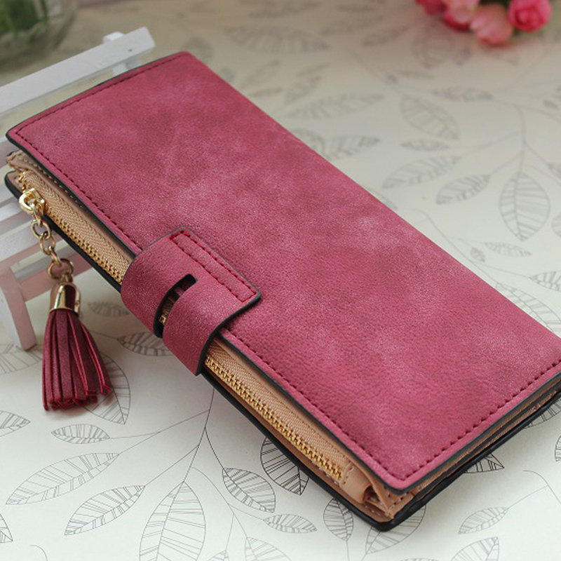 Berühmten marken hohe qualität spezielle konstruktion Damen Brieftaschen pu Leder lange stil dame Geldbörsen