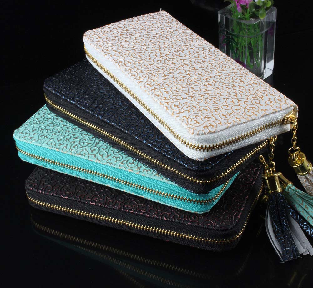 Mode Geldbörse Vintage Muster Damen Geldbörsen carteira feminina hohe Qualität Damen Kupplung