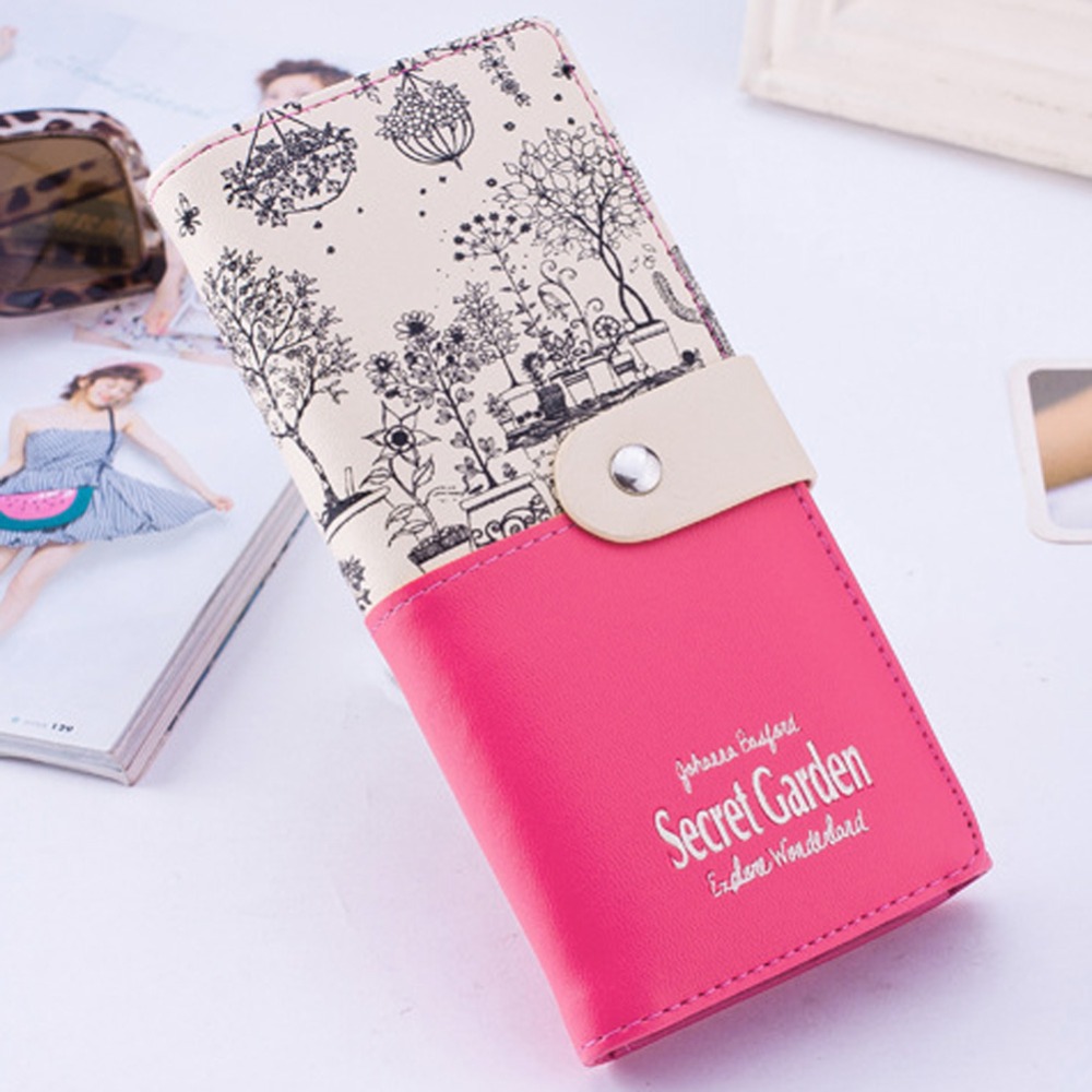 Sommer Stil Clutches Brieftaschen für Damen Pu Leder Geldbörse Weiblichen Lange Geldbörse Brieftasche