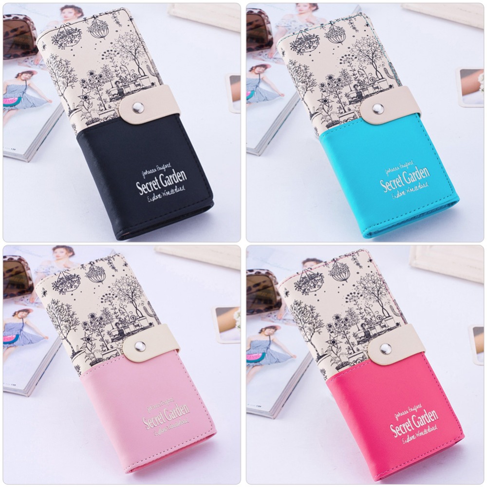 Sommer Stil Clutches Brieftaschen für Damen Pu Leder Geldbörse Weiblichen Lange Geldbörse Brieftasche