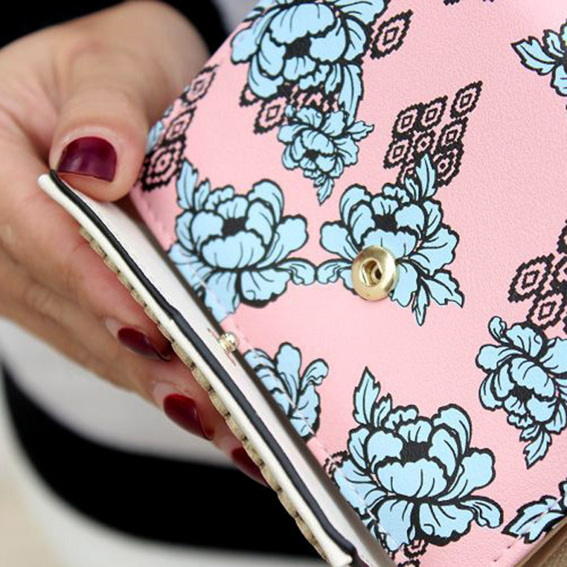 Ausgezeichnete Qualität Damen Geldbörse Leder Weinlese Damen Bifold Geldbeutel kartenhalter Bifold Weibliche