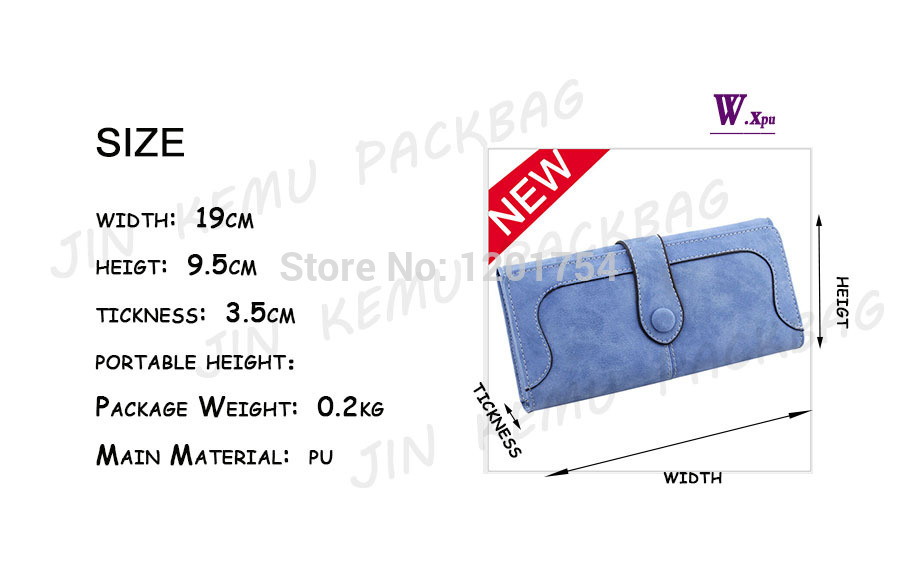 heißer Verkauf Damen Geldbörsen Dull Polnischen Brieftasche Tag Kupplungs Geldbeutel Handtaschen Wristlet