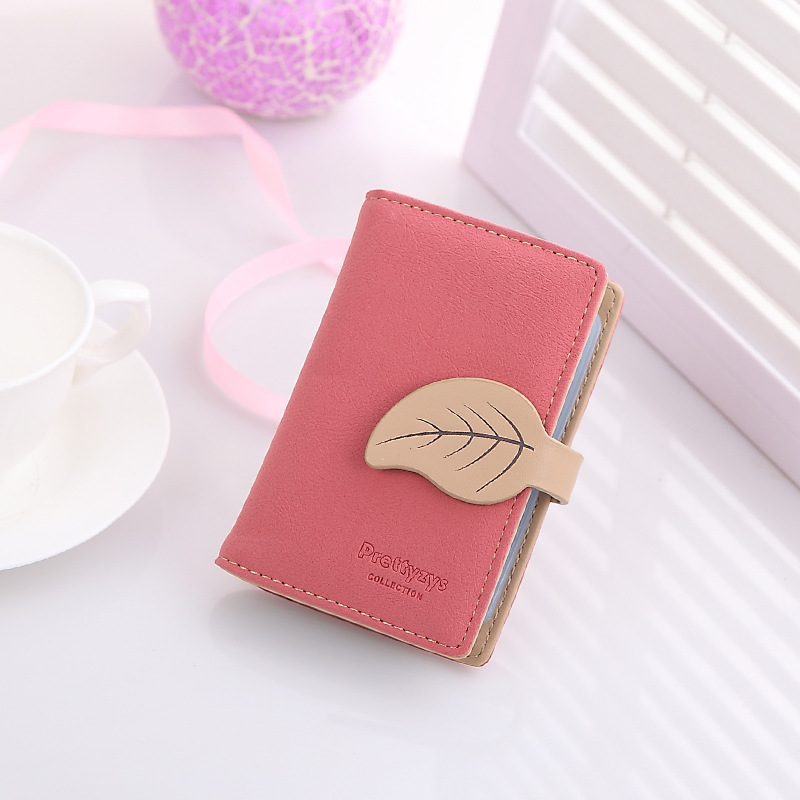 Neue Arrvial Mode Maple Leaf Kartenhalter Marke Angelegenheit PU Leder ID Halter Mädchen credid Karte Brieftasche