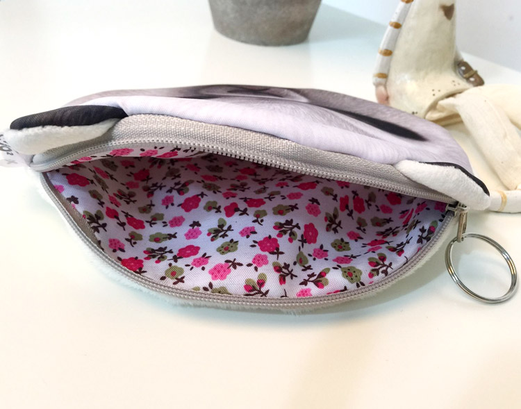 neuen Kleinen Schwanz Katze Geldbörse Nette Kinder Cartoon Brieftasche Kawaii Tasche Münzfach Geldbörse