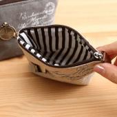 Damen Günstigste Leinwand Klassische Retro Kleine änderung Geldbörse Wenig Schlüssel Auto Tasche