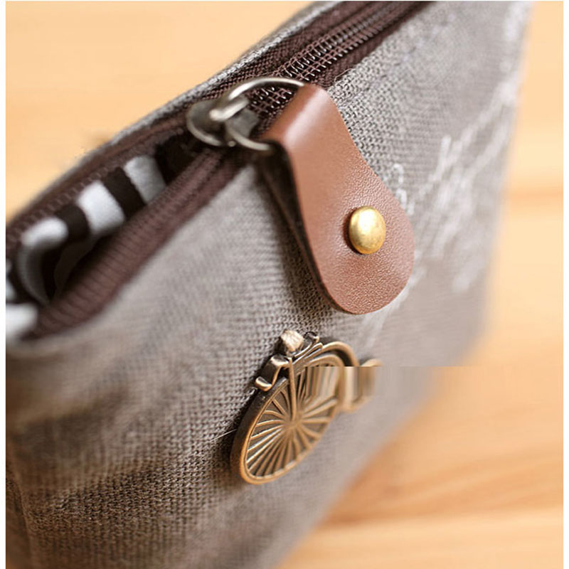 Damen Günstigste Leinwand Klassische Retro Kleine änderung Geldbörse Wenig Schlüssel Auto Tasche
