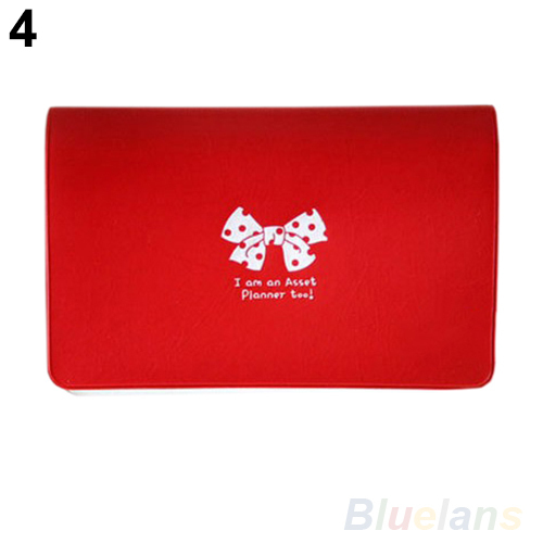 Damen Bowknot Geschäft Nette Karte Tasche Brieftasche Inhaber