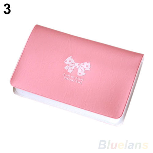 Damen Bowknot Geschäft Nette Karte Tasche Brieftasche Inhaber