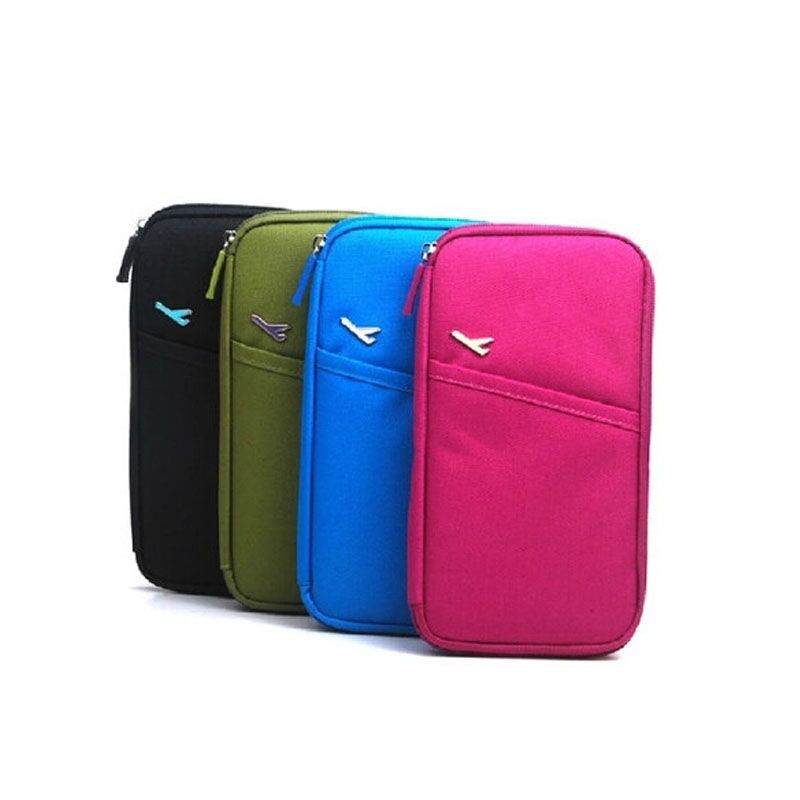 Neu Kommen Koreanische Stil Passport Wallet Travelus Polyester Karte Paket ID Halter Reise Aufbewahrungstasche