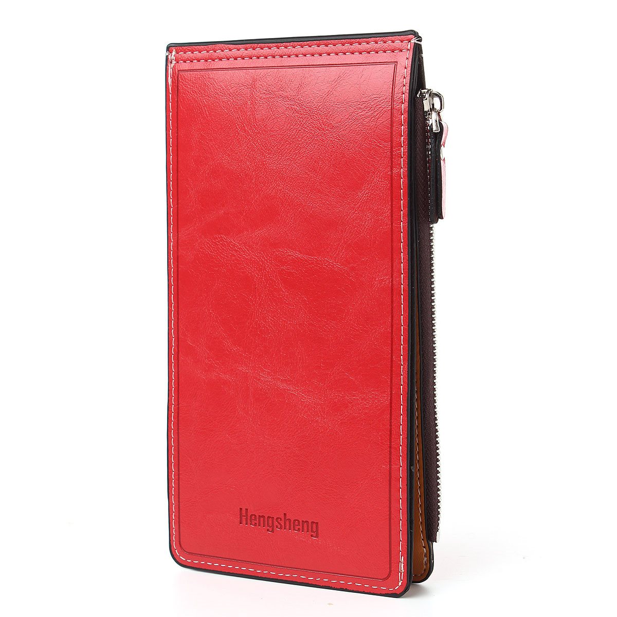 Heiße Damen Mehrere Karten Halter Pu Leder Geldbörsen Ultra dünne Reißverschluss Haspe Kupplung