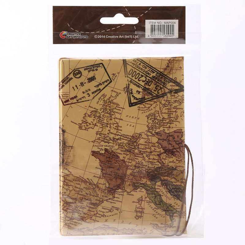 1 X Reise Welt Reisepass Ticket Dokument Schutzabdeckungsfall Tasche Brieftasche