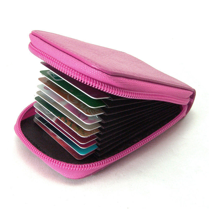 Aus Echtem Leder Unisex Kartenhalter Geldbörsen Hochwertigen Weiblichen Kreditkarte Halter Damen Kissen BarGeld