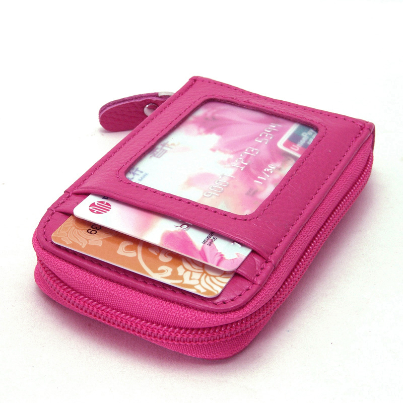 Aus Echtem Leder Unisex Kartenhalter Geldbörsen Hochwertigen Weiblichen Kreditkarte Halter Damen Kissen BarGeld