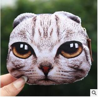 Neue Nette Katze Geldbörse kinder Brieftasche kawaii Tasche münzfach kinder Geldbörsen halter Damen
