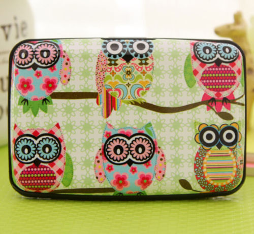 1 X Unisex Damen Herren Baby Niedlichen Cartoon Kunststoff Bank Kreditkarte Tasche Schöne Mode Eule ID Karten