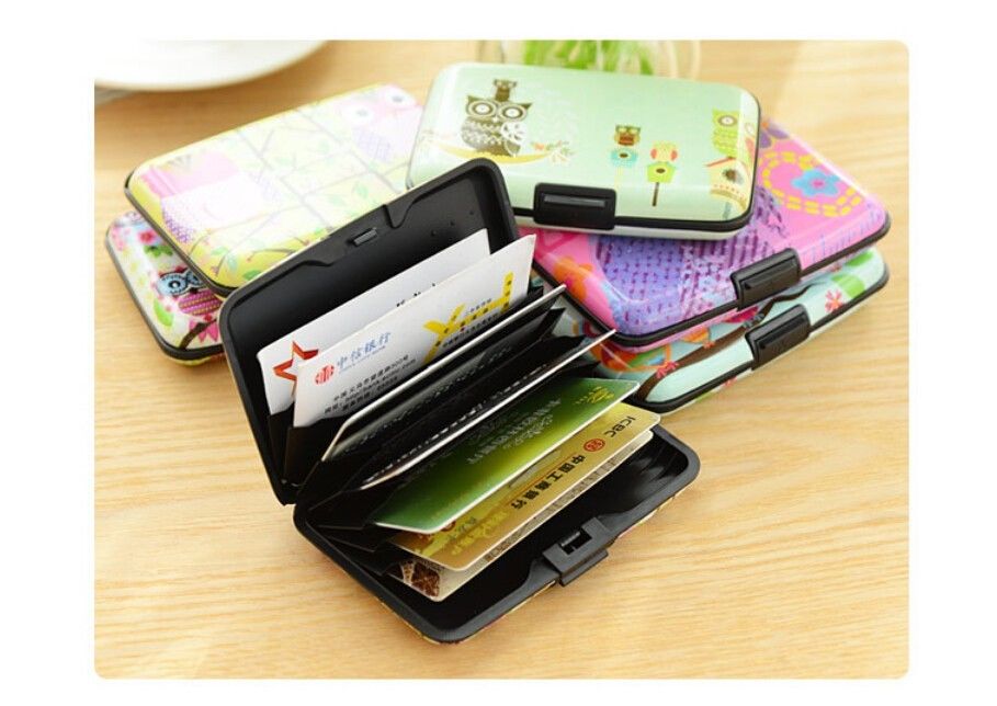 1 X Unisex Damen Herren Baby Niedlichen Cartoon Kunststoff Bank Kreditkarte Tasche Schöne Mode Eule ID Karten