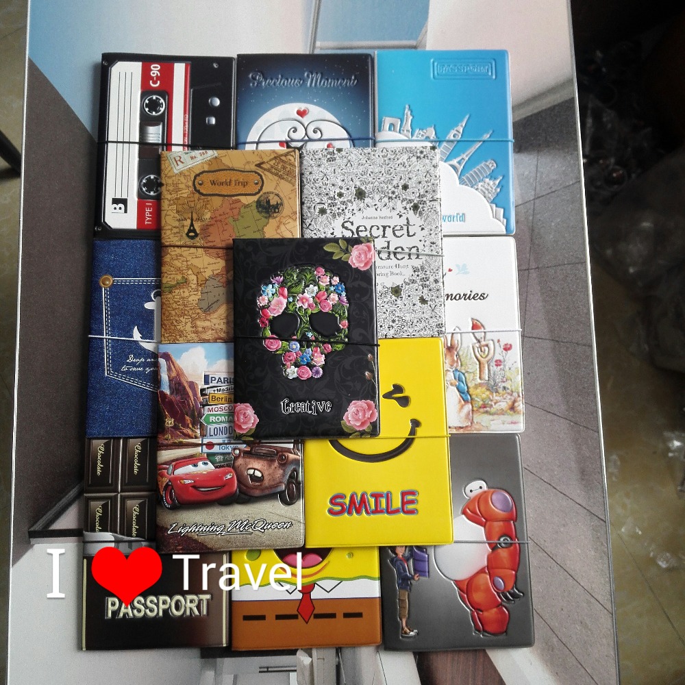 heißer verkauf neuankömmling 9 Arten reise kartenhalter pu Leder pass abdeckung paket visitenkarte