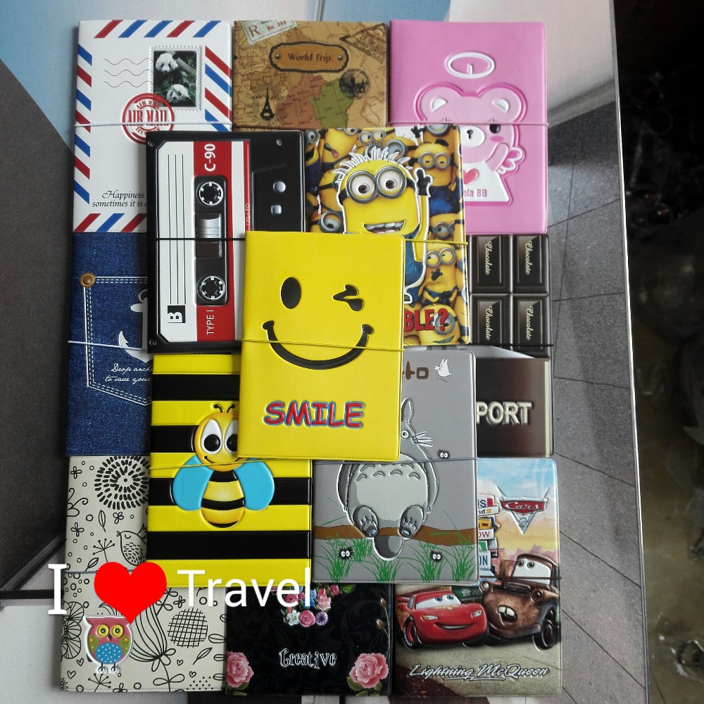 heißer verkauf neuankömmling 9 Arten reise kartenhalter pu Leder pass abdeckung paket visitenkarte