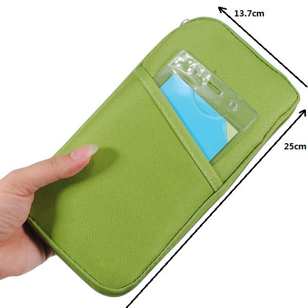 1 stück Unisex Reisepass Gutschrift Identifikation karten Cash Geldbörse Halter DokumentenTasche Handtasche