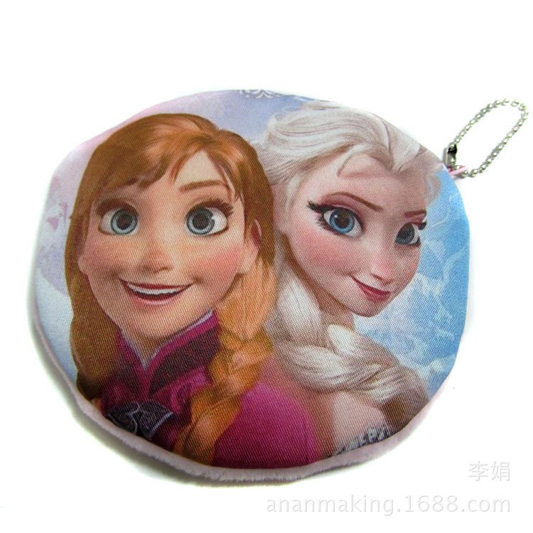 Damen Taschen Plüsch Prinzessin Elsa Anna Mädchen Geldbörse Kinder Brieftasche Kartenhalter Tasche Kinde