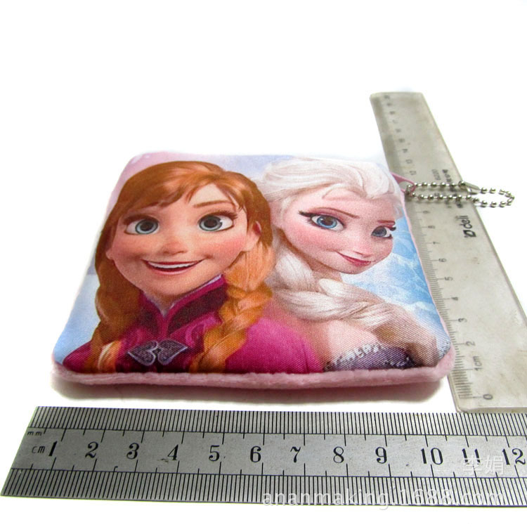 Damen Taschen Plüsch Prinzessin Elsa Anna Mädchen Geldbörse Kinder Brieftasche Kartenhalter Tasche Kinde
