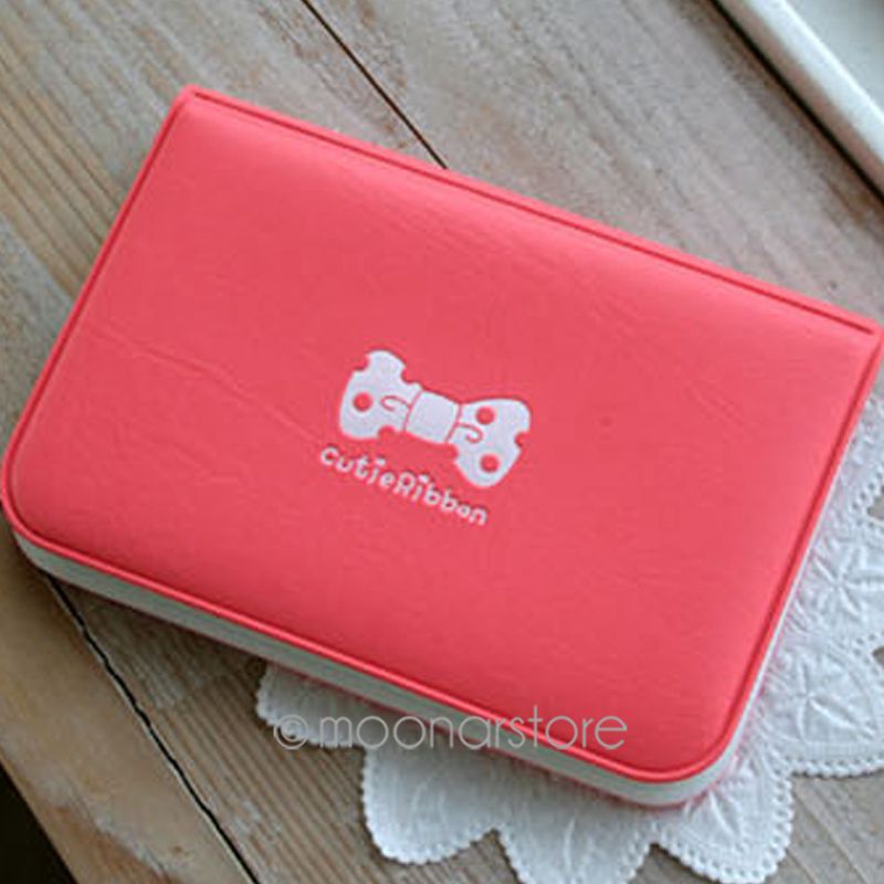 Korea Fashion Business Kreditkarteninhaber Taschen Leder Schnalle Scheckkartebeutel etui ID Karte Brieftaschen