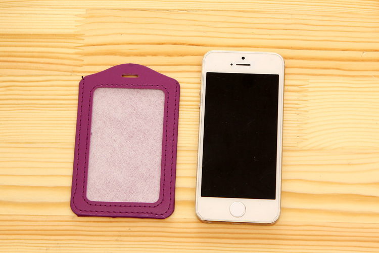 Bank Kreditkarte Halter Damen Herren Pu Leder Umhängeband Card Bus ID inhaber süßigkeiten farbe