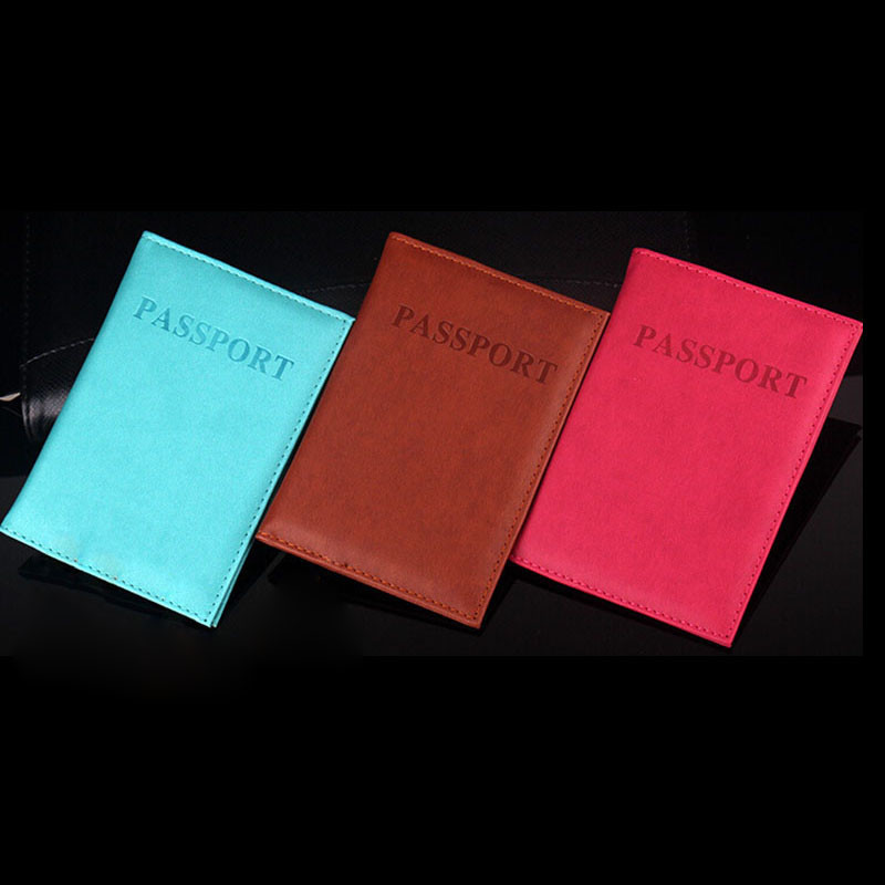 Neue Mode PU Kartenhalter Damen Reisepassinhabers Business Passdecke ID Kreditkarteninhaber Herren Passport Wallet