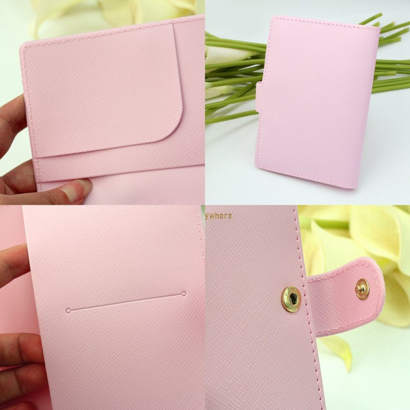 Ausgezeichnete Qualität Neue Leder Damen Schnallen Reisepass Paar Modelle Damen Reisepass Abdeckung Kartenhalter