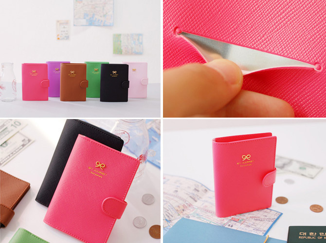 4 farben süß bowknot schnallen Reisepass personalausweis halterabdeckung Tasche hochwertige