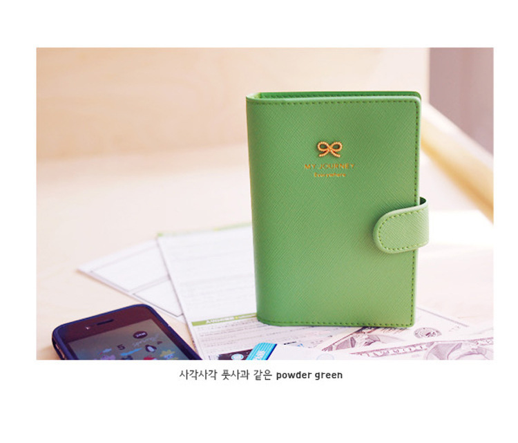 4 farben süß bowknot schnallen Reisepass personalausweis halterabdeckung Tasche hochwertige