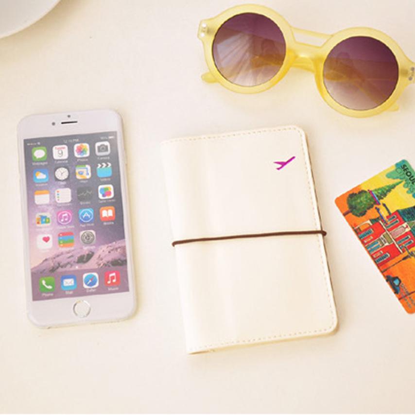 Neue Reise Leder Reisepass Karte Protector Brieftasche Tasche