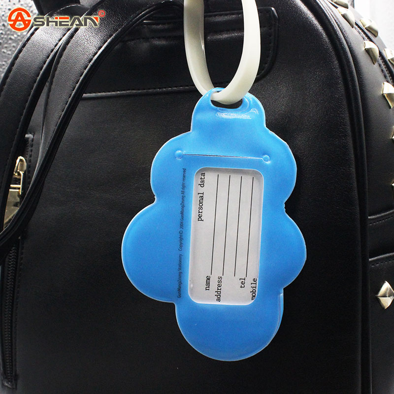 Großhandel Passdecke Reisepass Gepäckanhänger Silikonband Liebe und Wolken Zwei Arten von Stilen