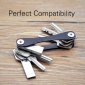 Key smart Schlüssel Halter Kette Clip Fest Oxid Aluminium Organisator intelligente EDC Tasche auto schlüssel