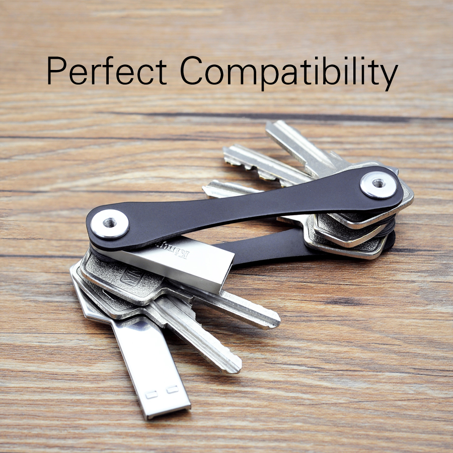 Key smart Schlüssel Halter Kette Clip Fest Oxid Aluminium Organisator intelligente EDC Tasche auto schlüssel