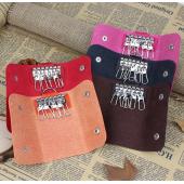 Mode geschenke Keys holder Organizer Manager lackLeder Schnalle schlüsselmappe auto keychain für Damen