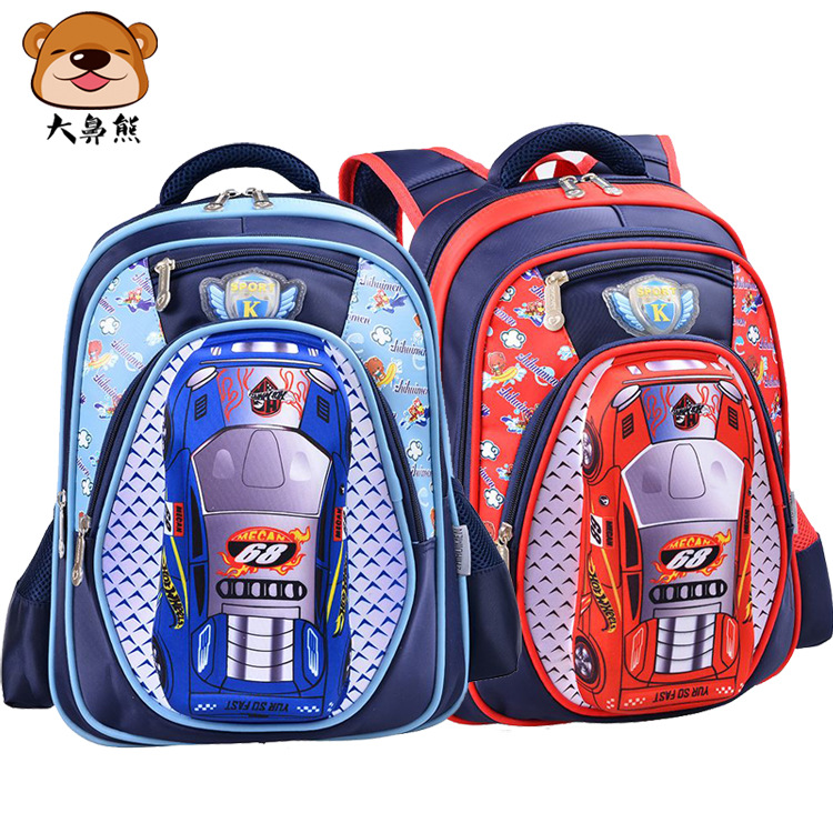 Kindertag geschenk 3D auto kinder Schultaschen hohe qualität Cartoon Rucksack ReiseRucksack mit großer Kapazität