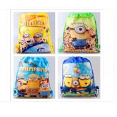 12 stück Despicable Me Prinzessin Anna Elsa Sofia Autos Cartoon Kinder Kordelzug Gedruckt Rucksack Strandtasche