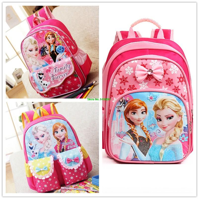 Schultaschen cartoon elsa anna Taschen kinder Rucksack für kinder mädchen mochila infantil Cartoon Rucksack
