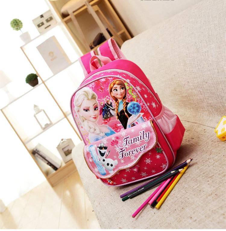 Schultaschen cartoon elsa anna Taschen kinder Rucksack für kinder mädchen mochila infantil Cartoon Rucksack