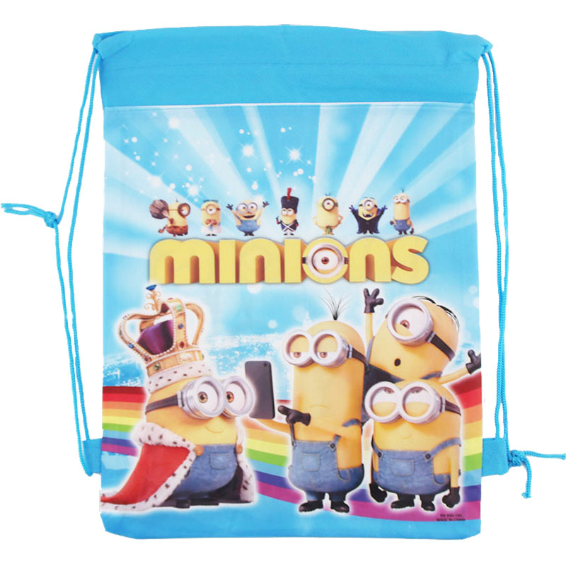 neue Minion Kinder Schultaschen für Mädchen   Jungen niedlichen Cartoon Kinder Rucksack zwei Seite