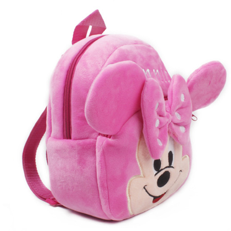 neue Top Qualität Minnie Plüsch Cartoon Spielzeug Rucksack Kinder Charakter Schultasche Geschenk Für Kinder